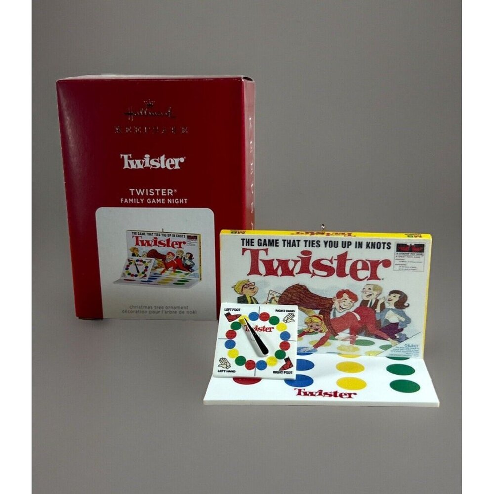 Hallmark Twister 8th In Family Game Night Series Miniature Ornament 2021 In box